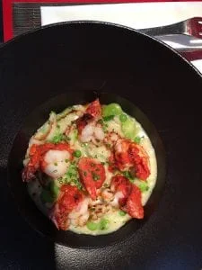 Entrée au Wok crevettes