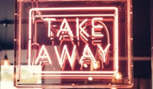 take-away flat