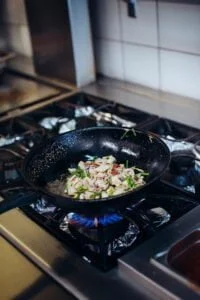 Poêlée de Chipirons avant l'envol