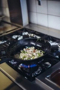 Poêlée de Chipirons avant l'envol