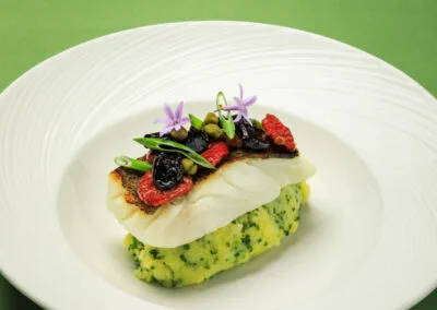 Poisson Pavé de cabillaud rôti