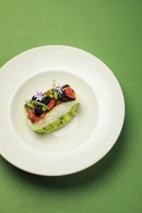 Poisson Pavé de cabillaud rôti