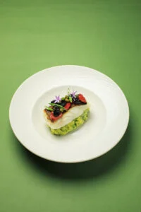 Poisson Pavé de cabillaud rôti