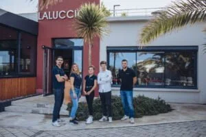 Equipe service du restaurant la Lucciola à Anglet
