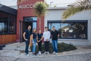 Equipe service du restaurant la Lucciola à Anglet