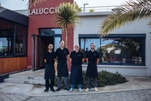 Equipe du restaurant la Lucciola à Anglet