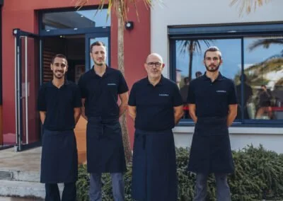 Equipe cuisine de La Lucciola restaurant à Anglet