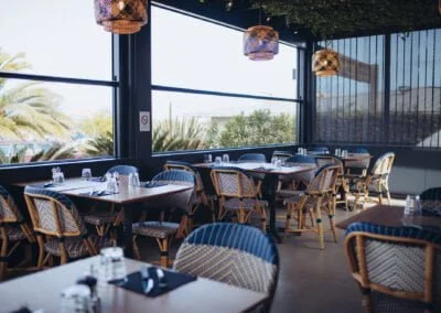 Salle Outdoor de La Lucciola restaurant à Anglet