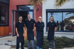 Equipe cuisine de La Lucciola restaurant à Anglet