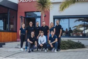 Equipe du restaurant la Lucciola à Anglet