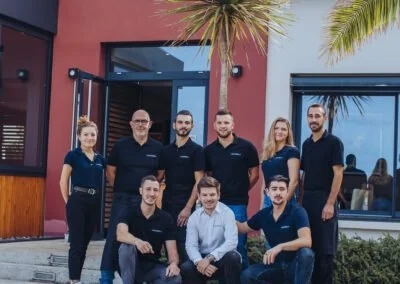 Equipe du restaurant la Lucciola à Anglet