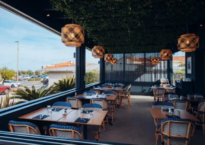 Salle Outddor de La Lucciola restaurant à Anglet