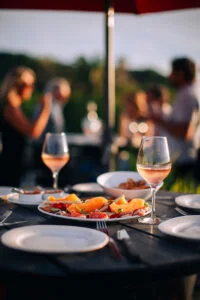 Apéro et antipasti sur la Terrazza