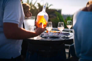 Apéro et antipasti sur la Terrazza